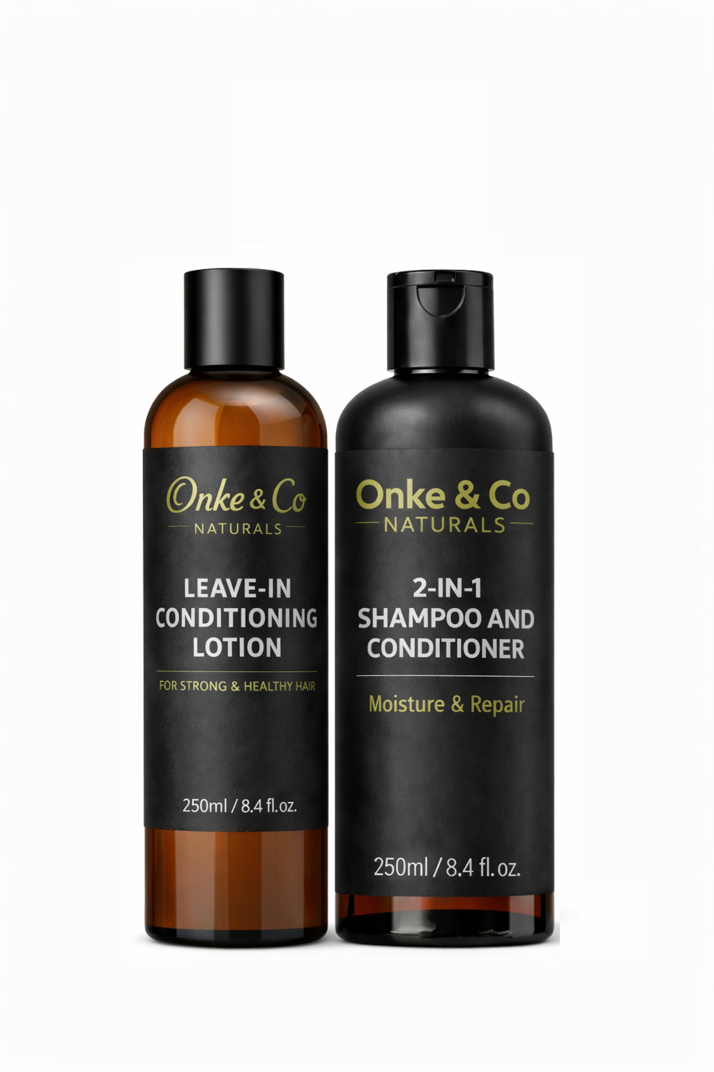 Leave-in Conditioning Lotion + 2-IN-1 Shampoo Bundle