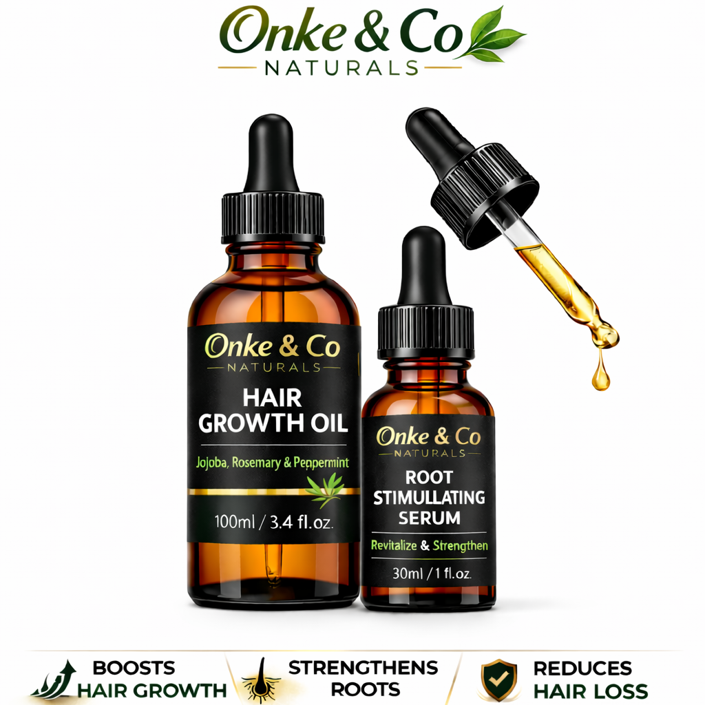 Growth Booster Bundle,  Hair Growth Oil + Root Stimulating Serum