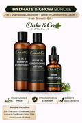 2-in 1 Shampoo And Conditioner +Leave-in Conditioning Lotion +Growth Oil Bundle